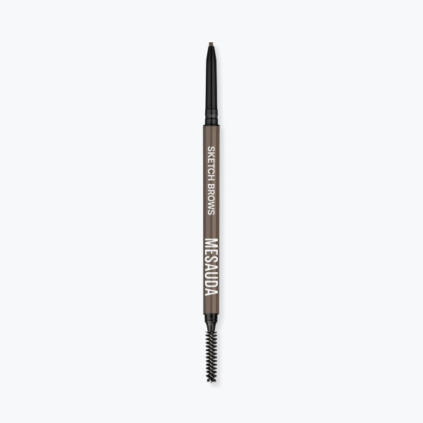 Mesauda Sketch Brows Automatic Eyebrow Pencil išsukamas vandeniui atsparus antakių pieštukas, atspalvis: 102 Brunette, 0.09 g