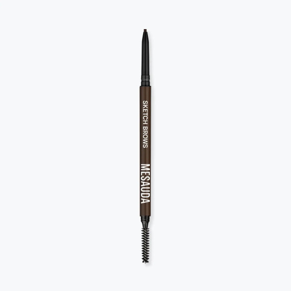 Mesauda Sketch Brows Automatic Eyebrow Pencil išsukamas vandeniui atsparus antakių pieštukas, atspalvis: 104 Dark, 0.09 g