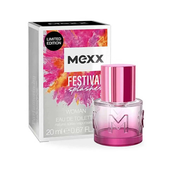 Mexx Festival Splashes EDT tualetinis vanduo moterims, 20 ml