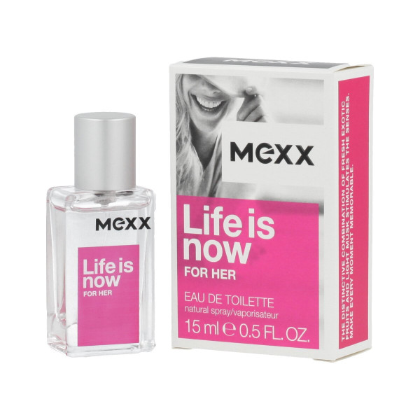 Mexx Life Is Now For Her EDT tualetinis vanduo moterims, 15 ml