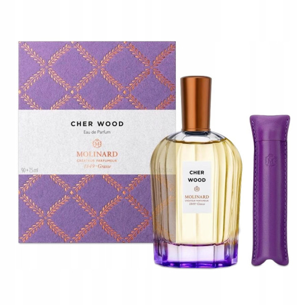 Molinard La Collection Privée Cher Wood rinkinys unisex (EDP, 90 ml + dezodorantas, 7,5 ml)