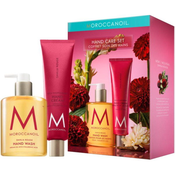 Moroccanoil Dahlia Rouge Hand Care Set rankų priežiūros rinkinys