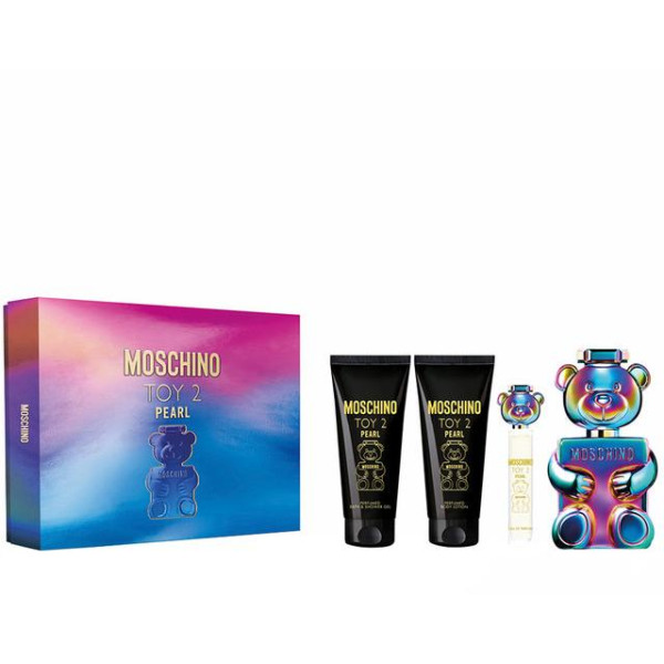 Moschino Toy 2 Pearl rinkinys unisex (EDP, 100 ml + dušo želė, 100 ml + kūno losjonas, 100 ml + EDP, 10 ml)