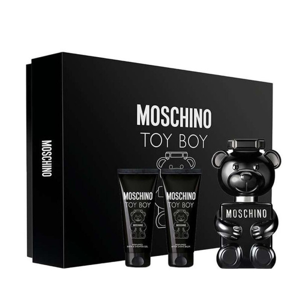 Moschino Toy Boy rinkinys vyrams (EDP, 50 ml + dušo želė, 50 ml + balzamas po skutimosi, 50 ml)