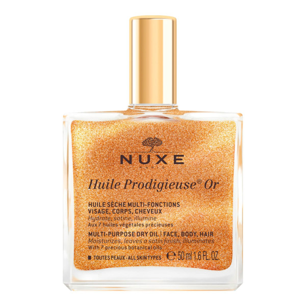 Nuxe Huile Prodigieuse Or Shimmering Dry Oil švytėjimo suteikiantis daugiafunkcis sausas aliejus, 50 ml