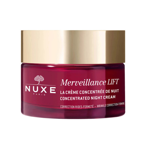 Nuxe Merveillance Lift Concentrated Night Cream koncentruotas naktinis veido kremas, 50 ml