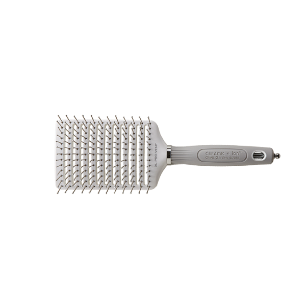 Olivia Garden Ceramic + Ion XL Pro Vent Paddle Brush plaukų šepetys