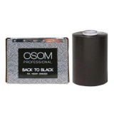 OSOM Professional Embossed Roll Back To Black FOIL15714 folija plaukų dažymui ritinėlyje, 100 m,12 cm pločio, 15 mikronų storio