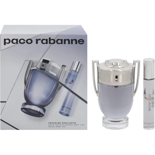 Paco Rabanne Invictus Eau de Toilette rinkinys vyrams (Edt 100 ml + Edt 20 ml)