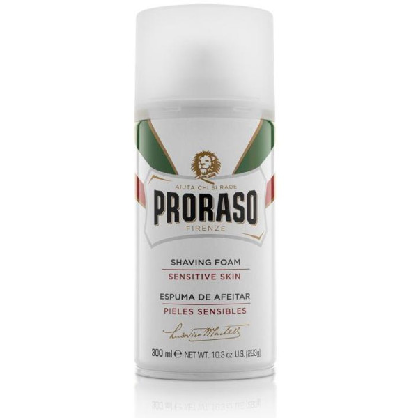 Proraso White Line Shaving Foam Skutimosi putos jautriai odai, 300 ml