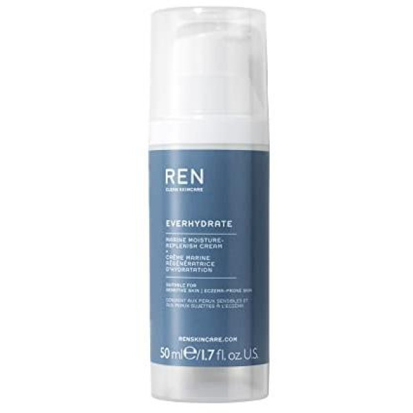 REN Everhydrate Marine Moisture-Replenish Cream veido kremas, 50 ml