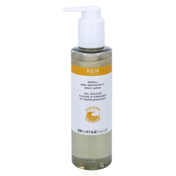 REN Neroli And Grapefruit Body Wash kūno prausiklis, 200 ml