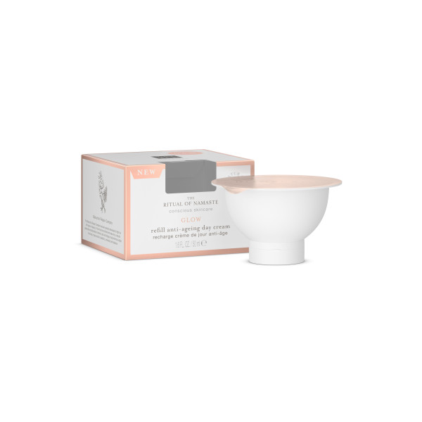 Rituals The Ritual Namaste Glow Anti-Ageing Day Cream Refill jauninamojo dieninio kremo papildymas, 50 ml