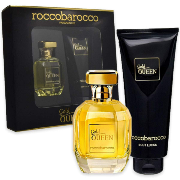 Roccobarocco Gold Queen EDP rinkinys moterims (EDP, 100 ml + kūno losjonas, 200 ml)