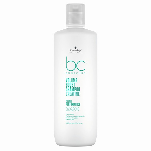 Schwarzkopf Professional BC Volume Boost Shampoo apimties suteikiantis šampūnas su keratinu, 1000 ml