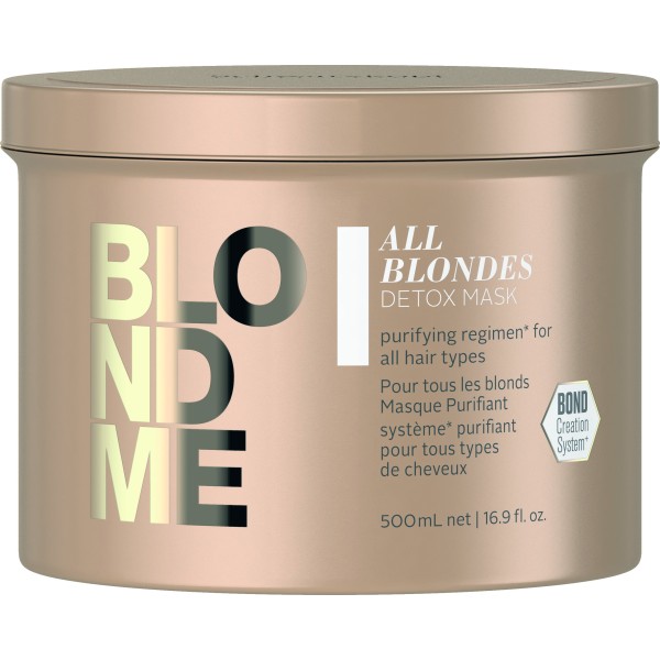 Schwarzkopf Professional Blond Me All Blondes Detox Mask Detoksikuojanti kaukė, 500 ml