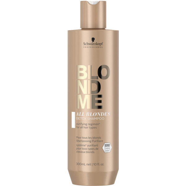 Schwarzkopf Professional Blondme All Blondes Detox Shampoo šampūnas, 300 ml