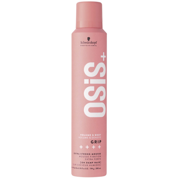 Schwarzkopf Professional Osis Grip Extreme Hold Mousse plaukų putos, 200 ml