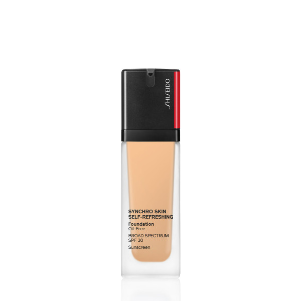 SHISEIDO Synchro Skin Self-Refreshing Foundation SPF 30 skystas makiažo pagrindas, atspalvis: 310 Silk, 30 ml