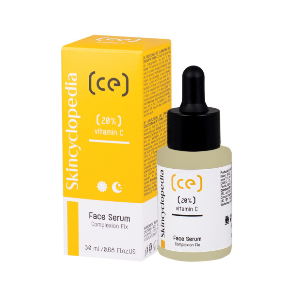 Skincyclopedia Face Serum Complexion Fix veido serumas su 20% vitaminu C, 30 ml