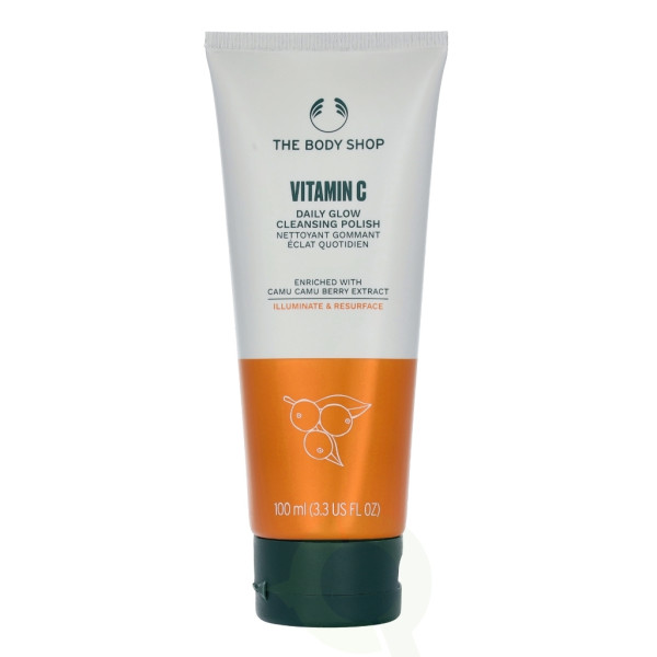 The Body Shop Daily Glow Cleansing Polish vitamino C šveičiamasis prausiklis 100 ml