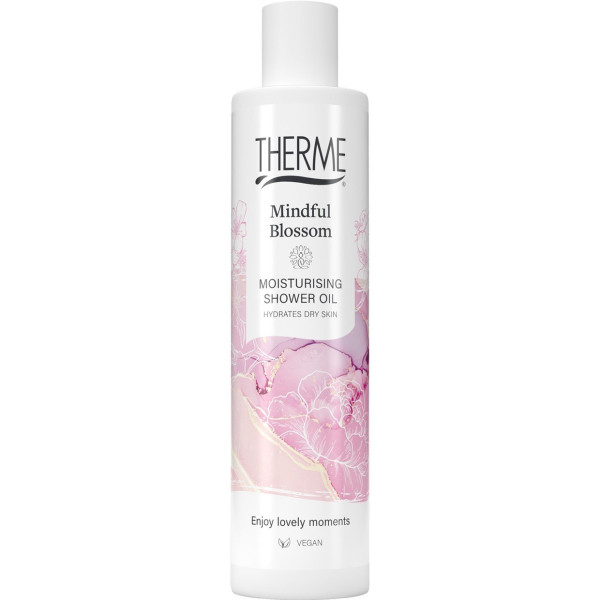 Therme Mindful Blossom Moisturizing Shower Oil drėkinantis dušo aliejus, 250 ml