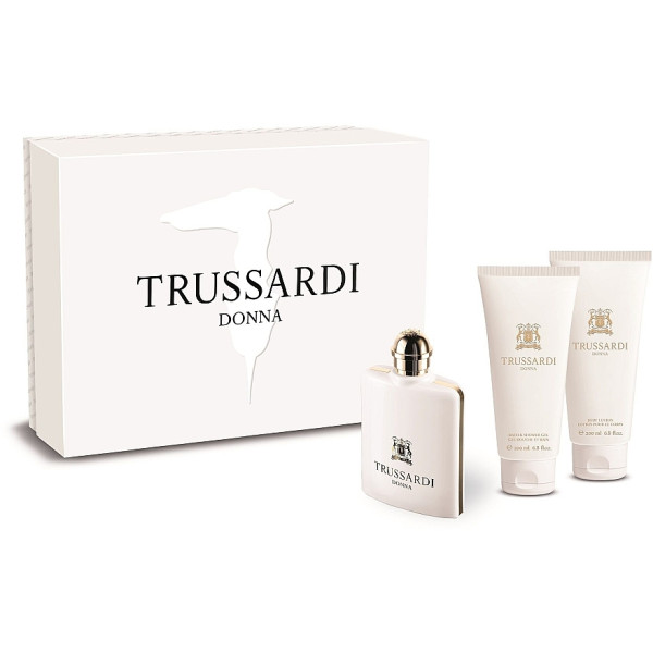 Trussardi Donna 2011 rinkinys moterims (EDP, 100 ml + dušo želė, 200 ml + kūno losjonas, 200 ml)