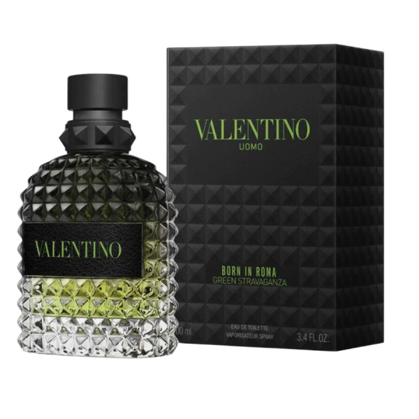 Valentino Uomo Born In Roma Green Stravaganza EDT tualetinis vanduo vyrams, 100 ml