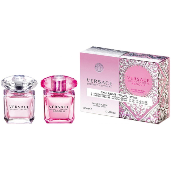 Versace Bright Crystal rinkinys moterims (Bright Crystal EDT, 30 ml + Bright Crystal Absolu EDP, 30 ml)