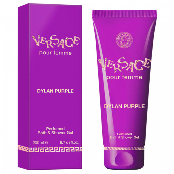 Versace Dylan Purple Pour Femme Perfumed Bath & Shower Gel parfumuota dušo želė, 200 ml