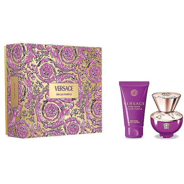 Versace Pour Femme Dylan Purple rinkinys moterims (EDP, 30 ml + kūno losjonas, 50 ml)