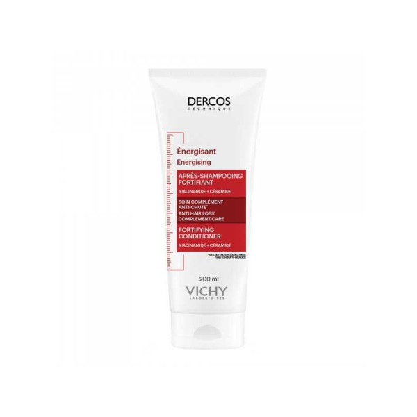 Vichy Dercos Energising Fortifying Conditioner energizuojantis stiprinamasis kondicionierius nuo plaukų slinkimo, 200 ml