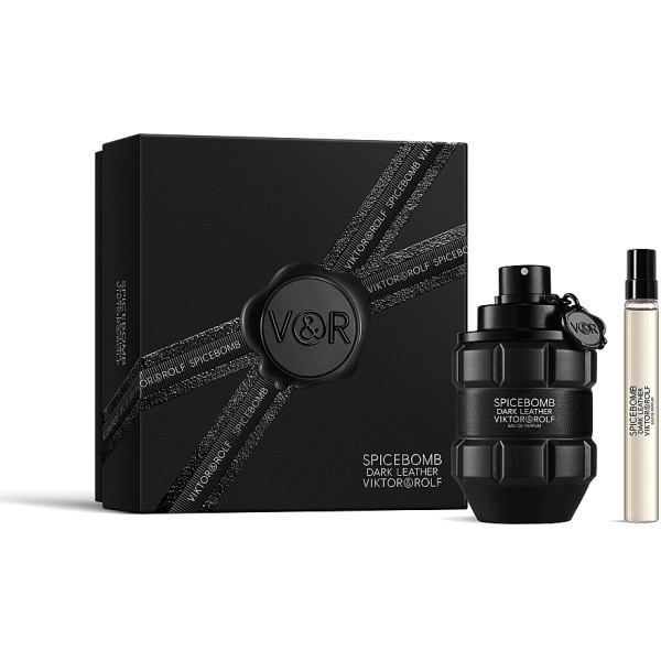 Viktor & Rolf Spicebomb Dark Leather rinkinys vyrams (EDP, 90 ml + EDP, 10 ml)