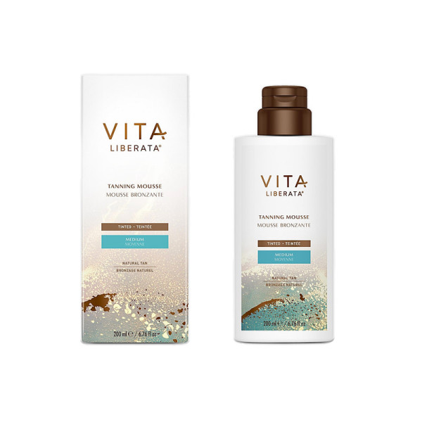 Vita Liberata Tanning Mousse Tinted savaiminio įdegio putos su išoriniu bronzantu, Medium, 200 ml