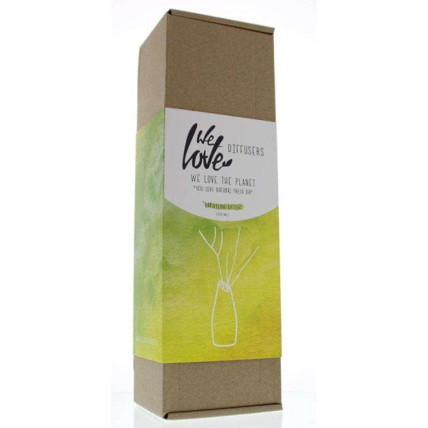 We Love The Planet Darjeeling Delight 100% Essential Oil Diffuser namų kvapas su lazdelėmis, 200 ml