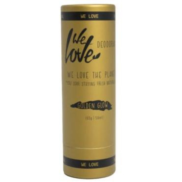 We Love The Planet Golden Glow Deo Stick pieštukinis dezodorantas, 65 g