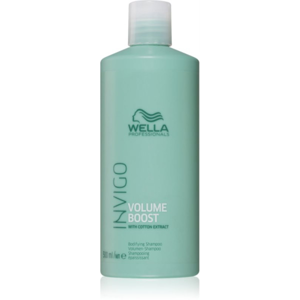 Wella Professionals Invigo Volume Boost Bodifying Shampoo for Fine Hair apimties suteikianti šampūnas ploniems plaukams, 500 ml