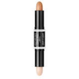 Wet N Wild Megaglo Dual Ended Contour Stick dvipusė pieštukinė veido kontūravimo priemonė, Medium Light 