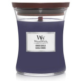 Woodwick Hinoki Dahlia Scented Candle aromatinė žvakė, 275 g