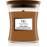 Woodwick Santal Myrrh Scented Candle aromatinė žvakė, 275 g