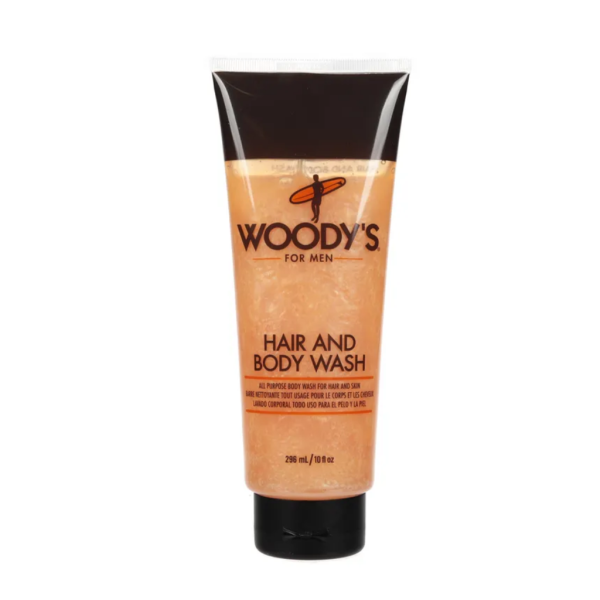 Woody's Hair And Body Wash prausiklis kūnui ir plaukams, 296 ml