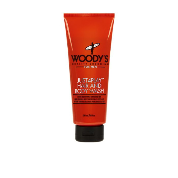 Woody's Just4Play Hair And Body Wash prausklis kūnui ir plaukams, 236 ml