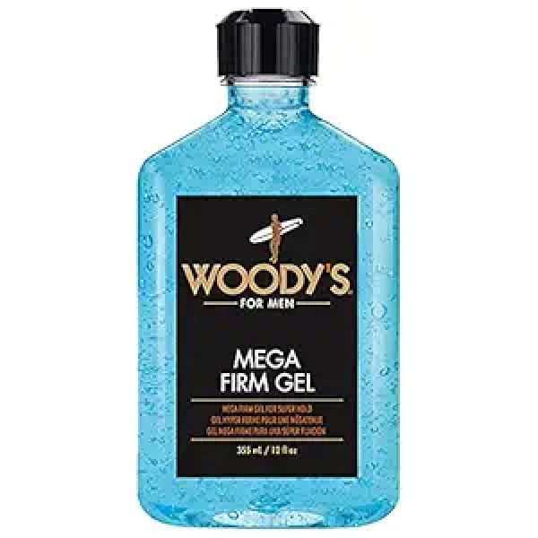 Woody's Mega Firm Gel gelis plaukams, 355 ml