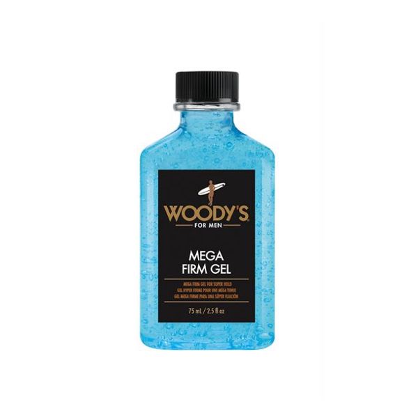 Woody's Mega Firm Gel gelis plaukams, 75 ml