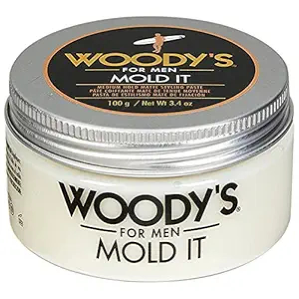 Woody's Mold It Matte Styling Paste pasta plaukų formavimui, 100 g