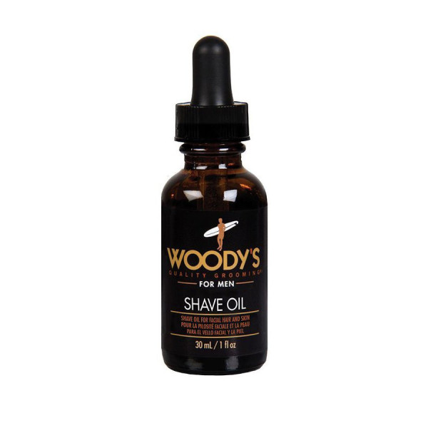 Woody's Shave Oil skutimosi raminantis barzdos skutimosi aliejus, 30 ml