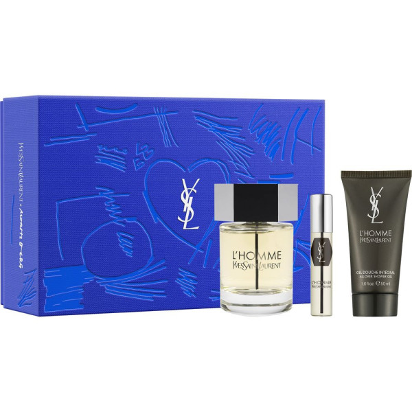 Yves Saint Laurent L´Homme EDT rinkinys vyrams (EDT, 100 ml + EDT, 10 ml + dušo želė, 50 ml)