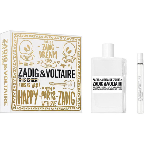 Zadig & Voltaire This is Her! rinkinys moterims (EDP, 100 ml + EDP, 10 ml)