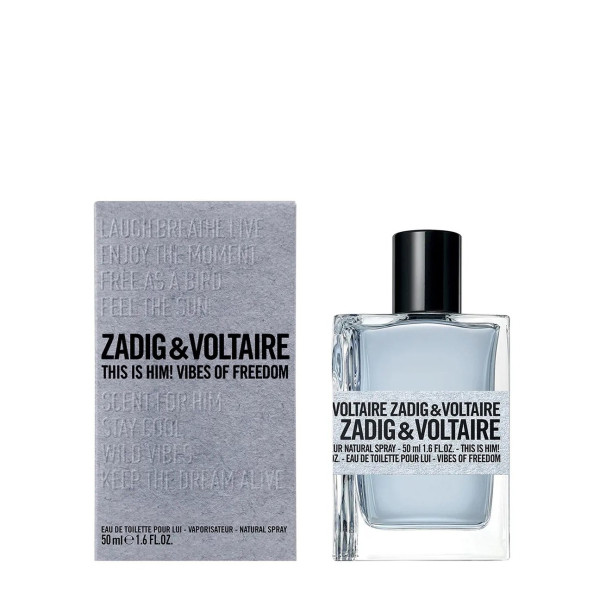 Zadig & Voltaire This is Him! Vibes of Freedom EDT tualetinis vanduo vyrams, 50 ml