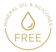 Mineral Oil & Silicones Free – GMT Beauty kosmetikos priemonės yra be mineralinio aliejaus ir silikonų.